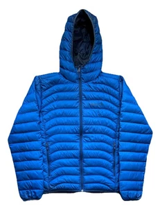 Marmot 600 Down Fill Blue Puffer Padded Jacket Coat Mens Size Medium - Picture 1 of 15