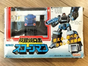 ROBOT SCOPEMAN BINOCULAR MICRO CAMBIO DIACLÓN TAKARA - Imagen 1 de 12