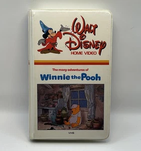 Many Adventures of Winnie the Pooh VHS Tape Home Video VTG Clamshell Nearly New! - Bild 1 von 12