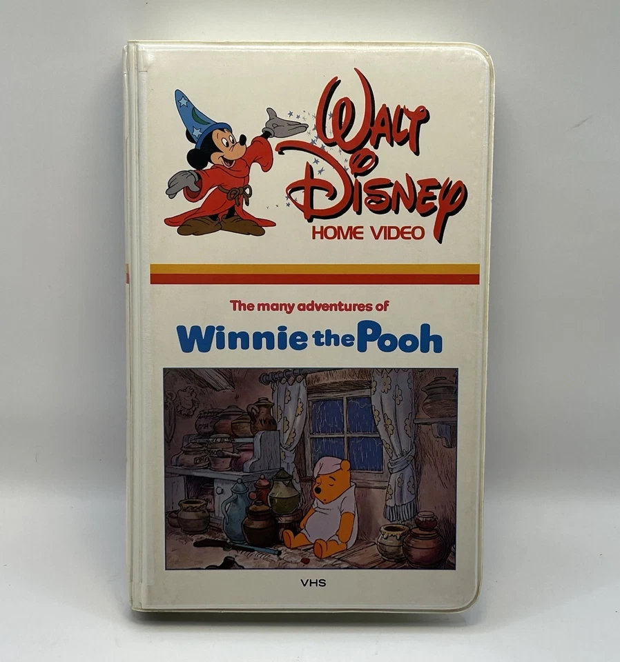 Many Adventures of Winnie the Pooh VHS Tape Home Video VTG Clamshell Nearly New! - Image 1 of 4