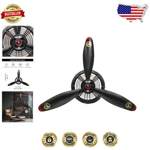 Reloj Hélice Silencioso Metal Negro - Acento Perfecto para Cocina y Salón - Imagen 1 de 10