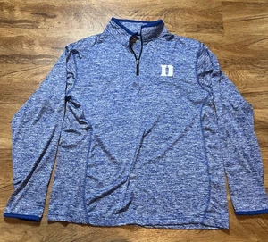 Duke Blue Devils NCAA Colosseum 1/4 Long Sleeve Pullover Size Medium - Picture 1 of 5