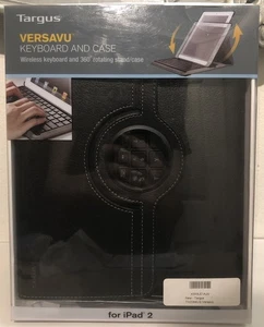 Nuevo Targus Versavu Inalámbrico 360 Soporte Giratorio/Funda Teclado y Estuche para iPad 2 * - Imagen 1 de 8