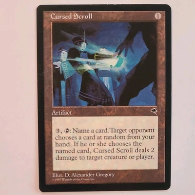 Cursed Scroll Tempest MtG magic the gathering - Image 1 of 3
