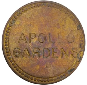 (1859) Boston MA Unlisted Hess & Speidel Apollo Gardens Merchant Token - Bild 1 von 2