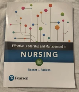 Effective Leadership & Management in Nursing 9th Ninth Ed Sullivan 2017 PB - Picture 1 of 5