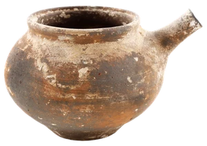 ALTER PERSISCHER AUSGUSSKRUG ODER KRUG, 800-600 BC - Bild 1 von 6