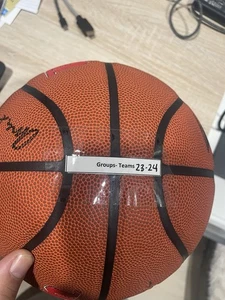 NBA Team 23-24 Houston Rockets Auto TEAM BALL Rookie Amen Thompson + Many More - Picture 1 of 15