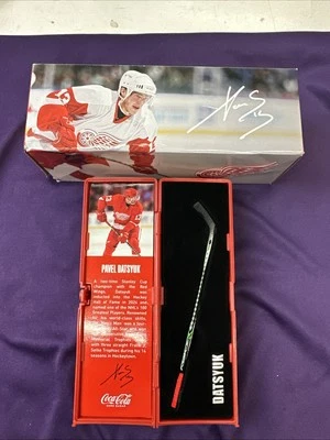 Detroit Red Wings Juego Usado Alas Datsyuk Mini Palo En Estuche Caja Original #’ed Foto 1 de 4