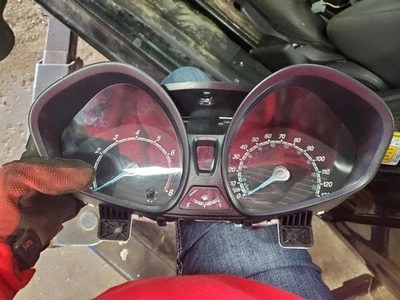 2017 Ford Fiesta Instrument Speedometer Gauge cluster, MPH, ID DUBT-10849-EAT - Image 1 of 4