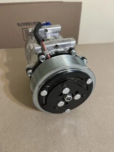 A/C Compressor with Clutch for Freightliner 8 Groove 2602744C91 6511272 1402014 - Picture 1 of 4