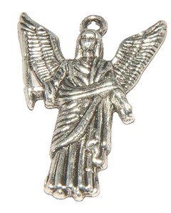 Angel Jeliel Guardian Helping Fidelity Fertility Charm   Tibetan Silver    J1095 - Picture 1 of 6
