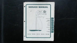 OMC Zephyr Sail Drive Service Manual 983669 1984 Fuel Ignition Diagrams - Picture 1 of 2