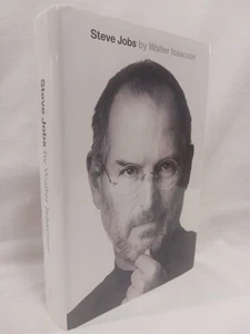 (SIGNED) Steve Jobs Book by Walter Isaacson 2011 Autographed Hardcover DJ Apple  - Picture 1 of 24
