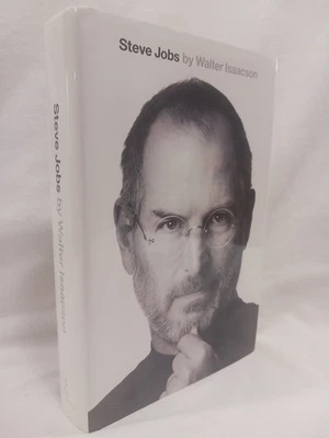 (SIGNED) Steve Jobs Book by Walter Isaacson 2011 Autographed Hardcover DJ Apple  - Image 1 of 4