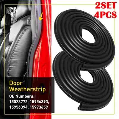4X Sello de resistencia para puerta para Chevy GMC Suburban C/K 1500 2500 3500 Suburban EXD Foto 1 de 4