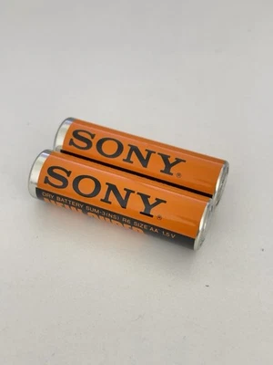 老式一对索尼全新超级 AA 电池电池 20 世纪 80 年代道具电子未经测试 — 第 1/4 张图片