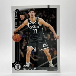 2025 TOPPS Basketball RC BEN SARAF NETS  - Picture 1 of 1