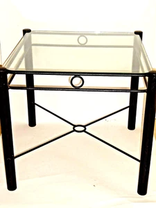 Glass topped sturdy metal coffee table (glass top not included) - Picture 1 of 3