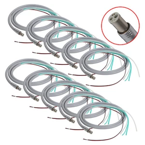 10X Cable Hose Tube Connector 6 Hole For Dental Fiber Optic Handpiece - Picture 1 of 12