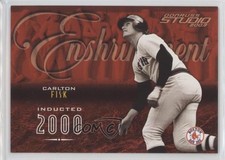 2003 Donruss Studio Enshrinement Proofs /21 Carlton Fisk #E-4 HOF