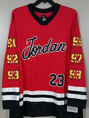 ХОККЕЙНАЯ ФУТБОЛКА ЧЕМПИОНАТА JORDAN SPEED TO MARKET STM КРАСНАЯ BQ5156-657 (РАЗМЕР 2XL) - Изображение 1 из 4