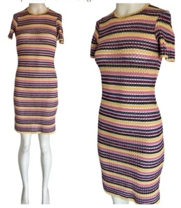 Missoni Sport Stripes Body-con Knit Dress Small - Picture 1 of 6