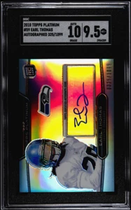 2010 Topps Platinum Refractor /1099 Earl Thomas III #59 Rookie Auto RC SGC 9,5 - Bild 1 von 2