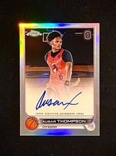 2022-23 Topps Chrome Over Time Elite Ausar Thompson Refractor Auto RC CAAUT1 OTE