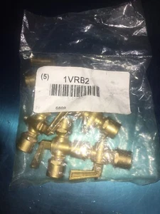 Erdungssteckerventil, 1/4 Zoll, 30 PSI, Messing, 6809. Neu in Verpackung.. 5 Stück 1VRB2 - Bild 1 von 8
