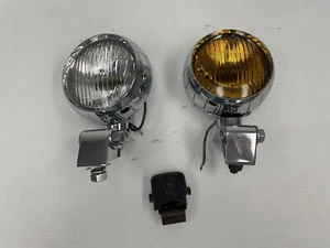 1972 Ford Ranchero fog lights & mounting brackets assessory - Picture 1 of 12