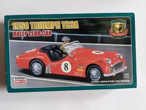 Minicraft 1958 Triumph TR3A Rally Club Car 1:24 Modellauto Plastikbausatz #11226 NEU - Bild 1 von 7