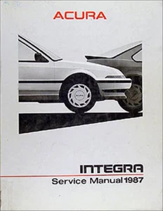 Acura Integra 1987 manual de taller original 87 OEM libro de servicio de reparación - Imagen 1 de 2