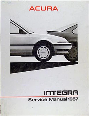 Manuale Originale Di Riparazione E Servizio Acura Integra 1987 87 OEM - Immagine 1 di 2
