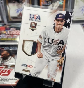 2014 PANINI USA BASEBALL LUKEN BAKER 35/35 Bookend 3 Color Patch RELIC #30 - Picture 1 of 4