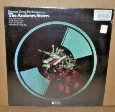 The Andrews Sisters Sixteen Great Performances vinyl LP record SEALED - Image 1 of 2