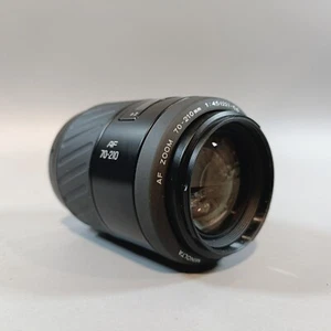 Minolta AF Zoom 70-210mm f/4.5-5.6 Telephoto Zoom Lens + Hood Minolta Lens - Picture 1 of 7