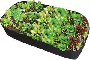 Fabric Raised Garden Bed, 2Ft X 4Ft Garden Grow Bags Planting Bed Rectangle - Picture 1 of 12