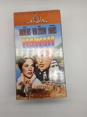 VHS: 2-VIDEO JAMES A. MICHENER'S HAWAII...JULIE ANDREWS-MAX VON SYDOW - Image 1 of 4
