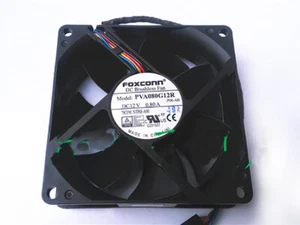 FOXCONN PVA080G12R P06-AB 80*80*25mm 12V 0.80A PWM 4-wire 5-Pin Cooling Fan - Picture 1 of 2