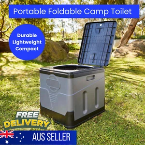 Outdoor Travel Toilet Portable Folding Stool Seat for Camping Hiking and Outdoor - Picture 1 of 8