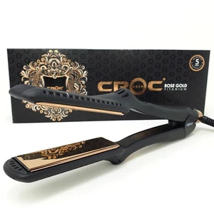 Refurbished - Classic Rose Gold Titanium 1.25'' Flat Iron - Picture 1 of 4