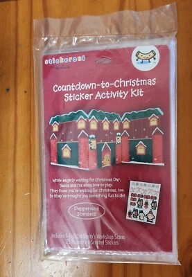 Hallmark Stickeroni Advent Calendar Sticker Activity Kit NEW SEALED - Image 1 of 4