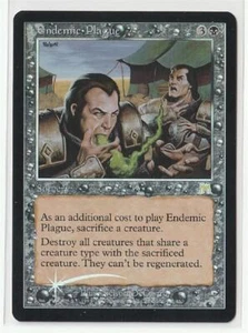 Lámina - Peste endémica - Ataque - Como nuevo - Sin jugar Magic The Gathering - Aliz - Imagen 1 de 1