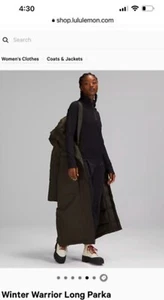 Warm Winter Coat Long Waterproof Winter Warrior 3 In 1 Parka Lululemon NEW - Picture 1 of 8