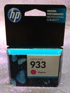 HP 933 Ink Cartridge Magenta Genuine Office Jet New Sealed - Picture 1 of 9