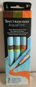 Crafter's Companion Spectrum Noir AquaTint 3pc Falling Leaves Markers - Picture 1 of 4
