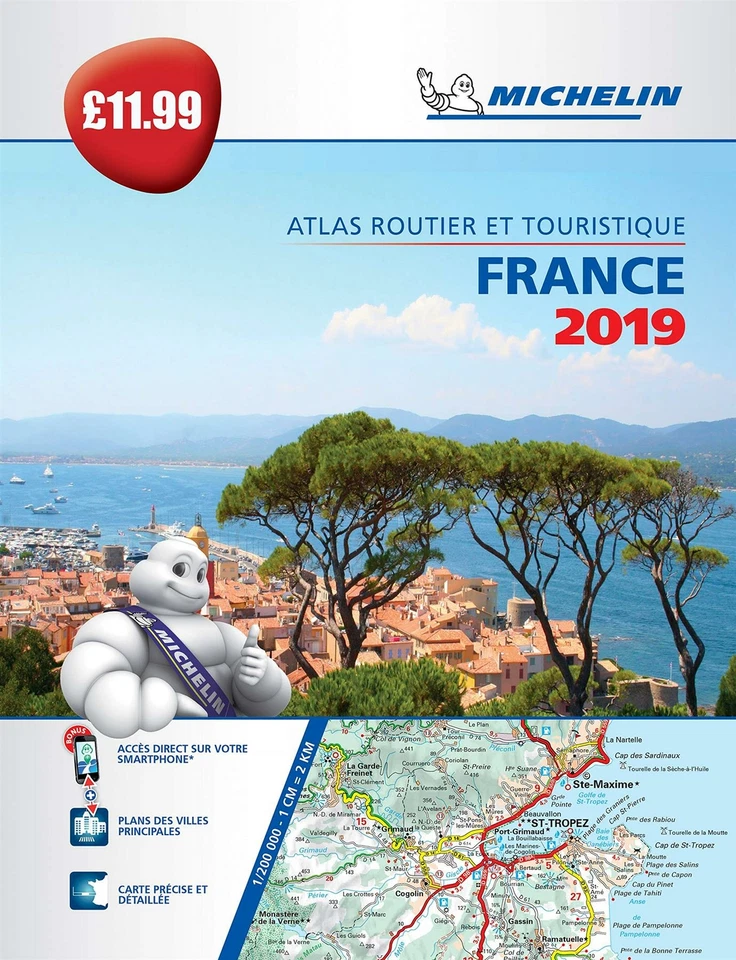 France 2019 - PB Tourist & Motoring Atlas A4 Foto 1 de 1