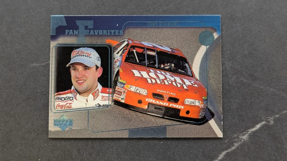 1999 Upper Deck Road to the Cup Fan Favorites #66 Tony Stewart - VG - Image 1 of 2