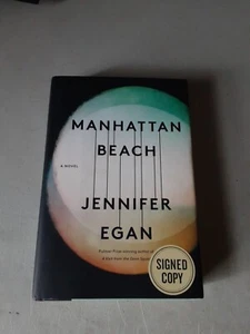 SIGNED Manhattan Beach - Jennifer Egan (Hardcover, 2017) EX, 1st - Picture 1 of 6